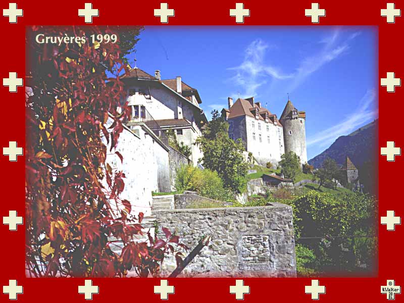The old chateau of Gruyères, 1999