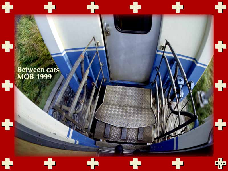 Between the cars of an MOB train, at speed, 1999, what I like to call 'Mr. Toad's Wild Ride'